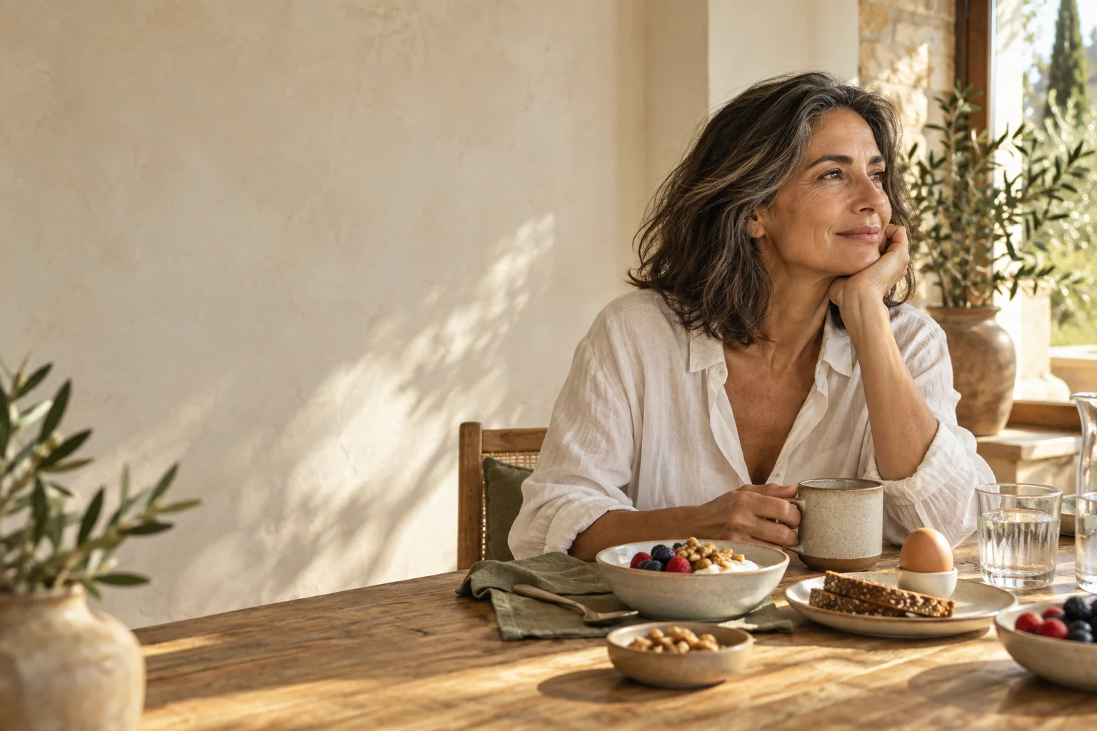 Imagen editorial de alimentación y ayuno